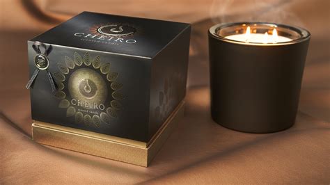 Concept For Candle Packaging Design Using Natural Mineral Powders