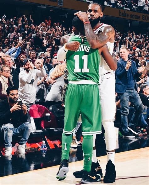No Love Lost Between Kingjames And Kyrieirving After The First Game