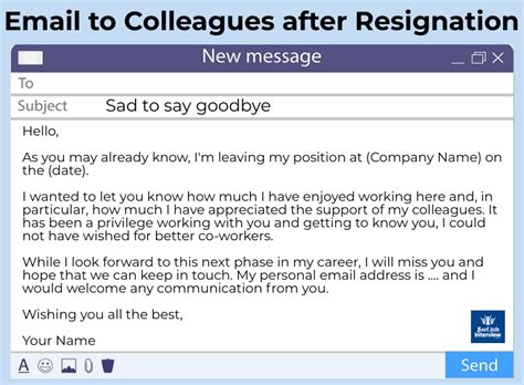 Closing writing a resignation letter can be a simple process if you follow a few key steps. Sample Resignation Email