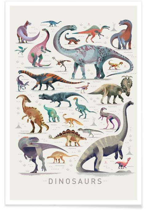 Dinosaurs Poster Juniqe Uk