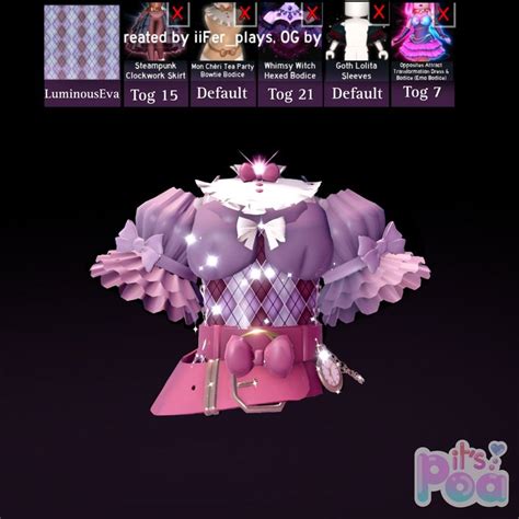 An Animated Image Of A Pink And Purple Outfit With Wings On It S Chest