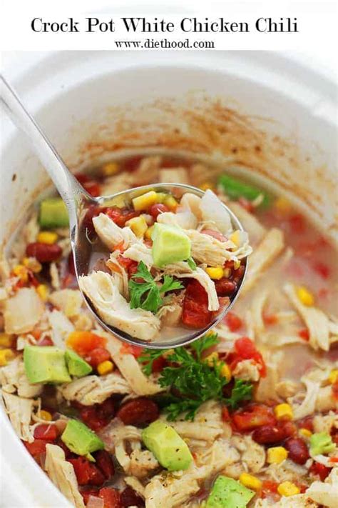 Luckily, these healthy crock pot recipes help you bypass an elaborate day of cooking while still serving up heavenly flavors that everyone will love. Crock Pot White Chicken Chili Recipe | Healthy & Easy ...