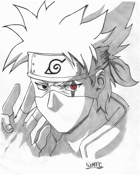 Kakashi Hatake Naruto Desenho Imagens Para Desenhar E Desenhos
