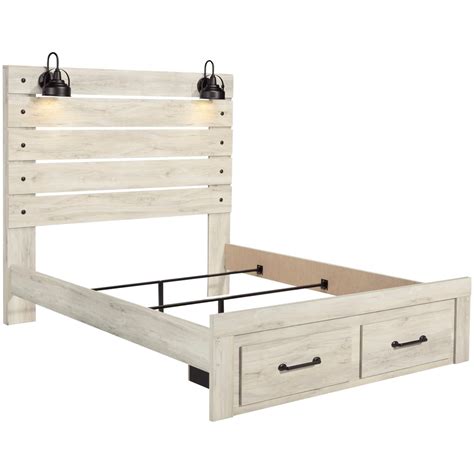 Signature Design By Ashley Cambeck B192b8 Rustic Queen Panel Bed W