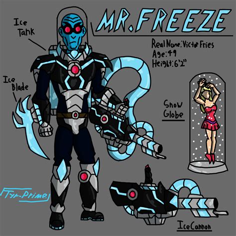 Mr Freeze Redesign By Tyr Prime On Newgrounds
