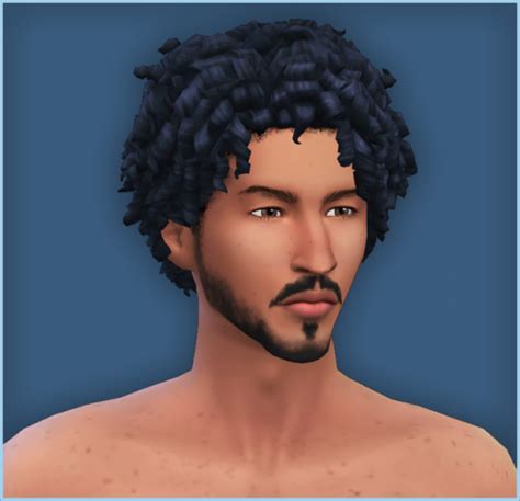 Maxis Match CC World Sims Hair Male Sims Curly Hair Maxis Match