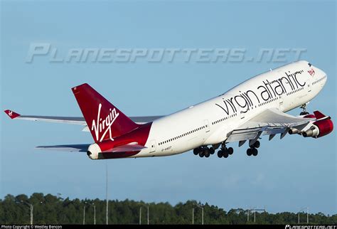 G Vast Virgin Atlantic Airways Boeing 747 41r Photo By Kmco Spotter