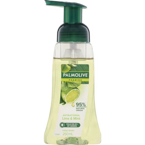 Palmolive Foaming Liquid Hand Wash Antibacterial Soap Pump Lime 250ml