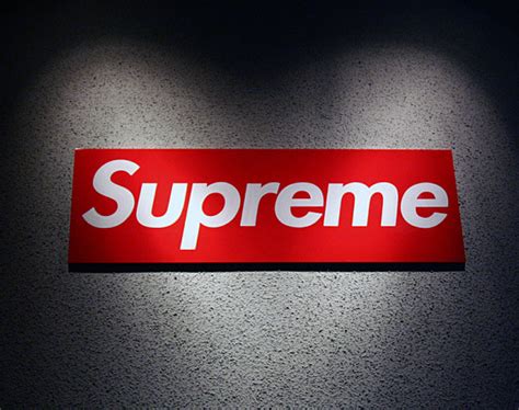 Supreme Clothing Logo Fonts In Use