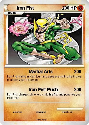 Pokémon Iron Fist 28 28 Martial Arts My Pokemon Card
