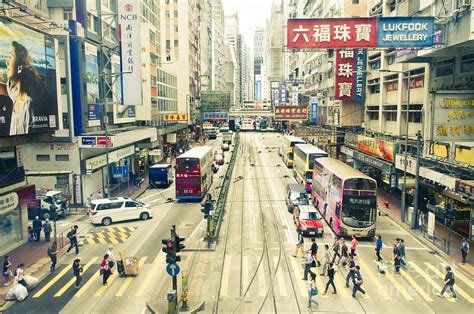 Wan Chai Street View In Hong Kong Photograph By Tuimages