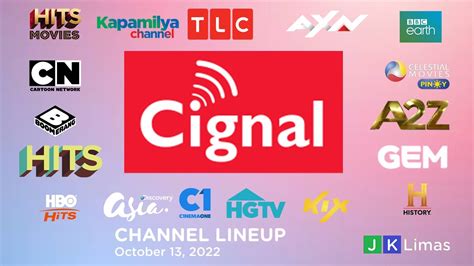 Cignal Channel Lineup Plan 1000 Hd As Of October 13 2022 Youtube