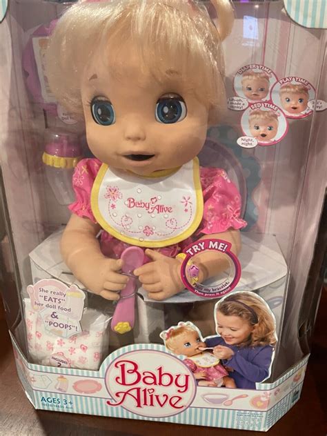 New In Box 2006 Hasbro Baby Alive She Really Eats And Poops Rare Doll