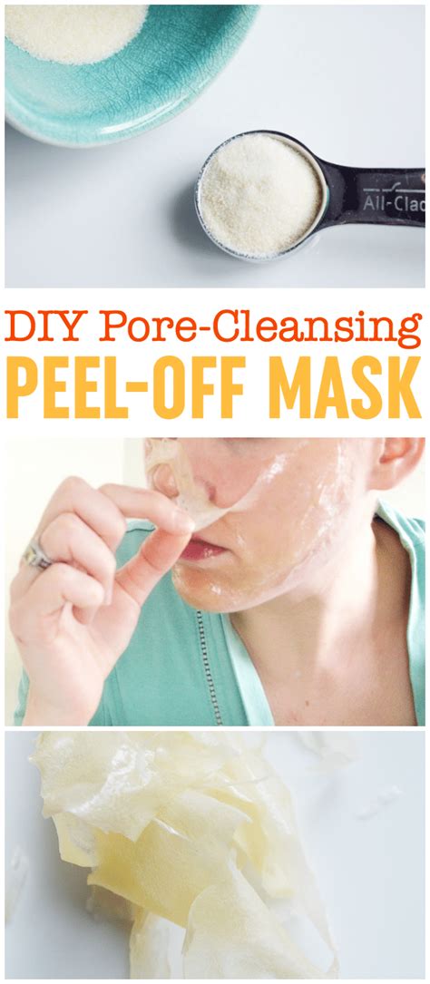Diy Peel Off Mask Pore Cleansing Blackhead Busting Face Mask