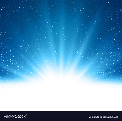 Abstract Shiny Magic Blue Light Background Vector Image