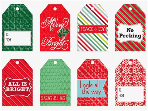 Lisas Creative Corner Free Printable Christmas Gift Tags