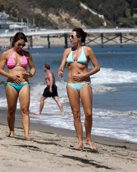 Bikini Entertain Minnie Driver Sexy In Bikini Candids On A Beach In