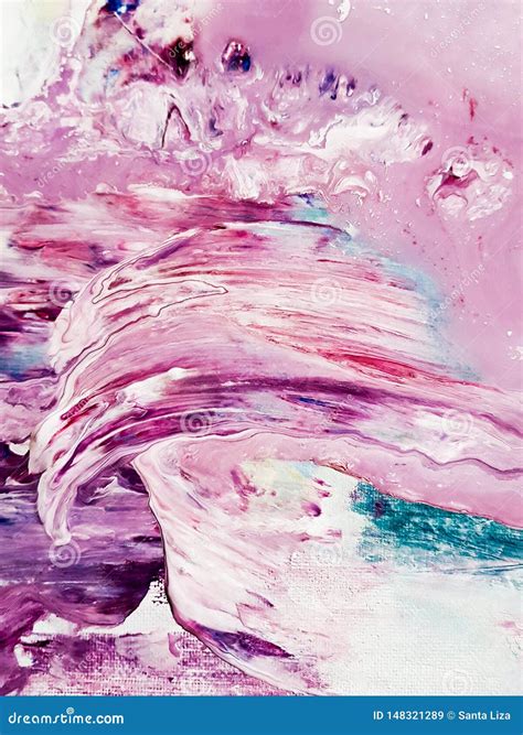 Pink Painting Abstract Background Stock Image Image Of Grungy