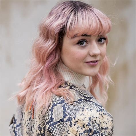 Maisie Williams Is Bae Pink Hair Hair Styles Hair Color Pink