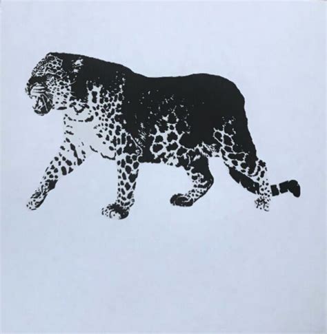 Large Leopard Stencil 34 X 18 Ebay