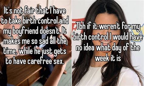 Whisper Users Reveal Their Birth Control Confessions Daily Mail Online