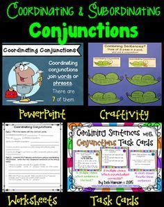 Anchors Away Monday Conjunction Anchor Chart By Crafting Connections