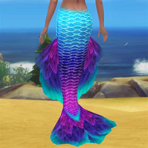 Zaneida And The Sims 4 — Butterfly Fish Mermaid Tail Island