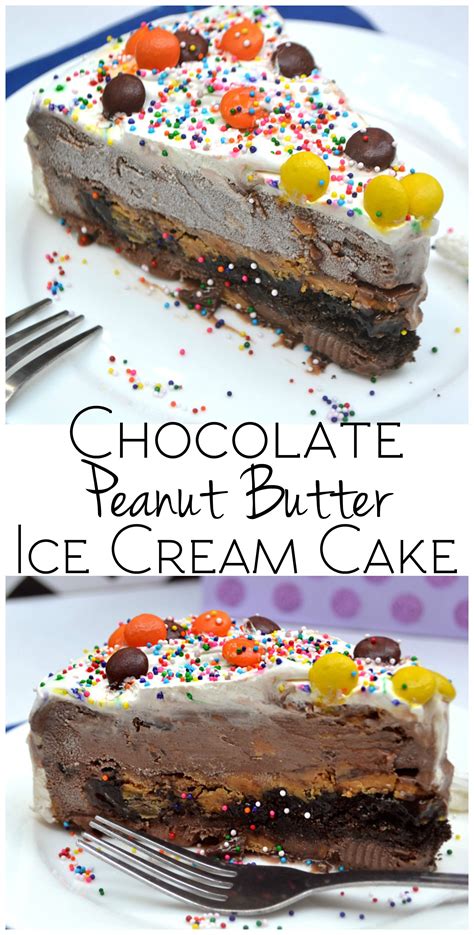How To Make A Peanut Butter Chocolate Ice Cream Cake Designby4d