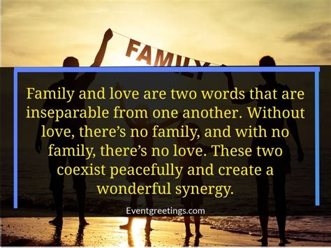 Pictures of the relatives appear on the screen. 55 Best Family Love Quotes - Quotes About Family