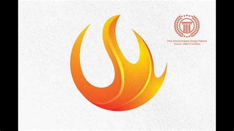 Circle Flame Fire Logo Design Tutorial In Adobe Illustrator Cs6 How