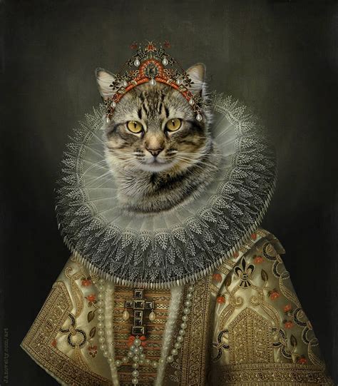 Aristocrat Cat Cat Lover Royal Pet Portrait Renaissance Pet Etsy