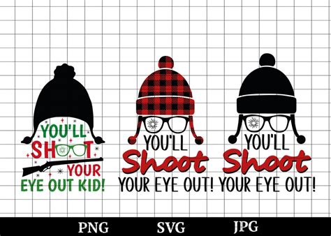 you ll shoot your eye out svg ralphie svg a christmas story svg christmas christmas svg out