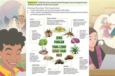 Buat Teks Argumentasi Tema Makanan Pokok Selain Beras, Kunci Jawaban