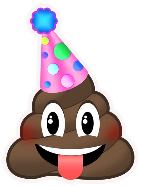 Pile Of Poo Emoji Birthday Happiness T Shirt Birthday Png Download