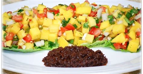 Ensaladang Mangga Filipino Mango Salad Appetizer Filipino Recipes