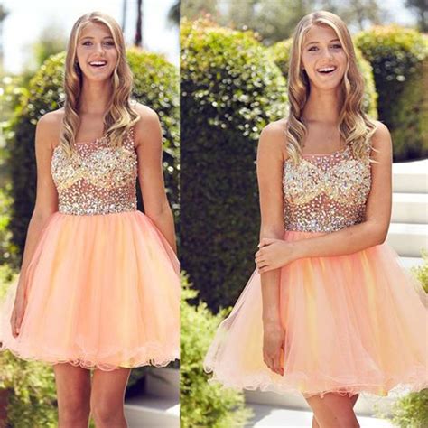 Short Prom Dress See Through Prom Dress One Shoulder Homecoming Dress