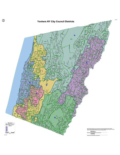 City Council Districts City Of Yonkers Ny