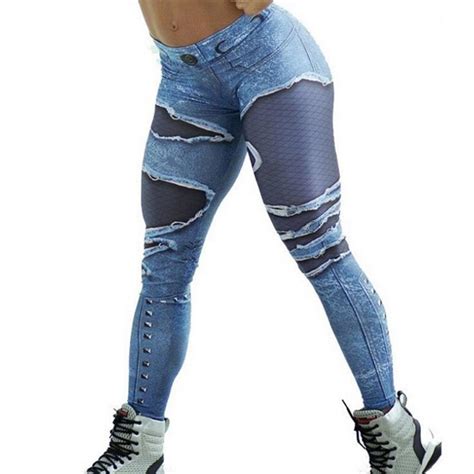 New Women Jeans Print Leggings Water Droplets Girl Weaving Printed Sporting Workout Leggins 3d