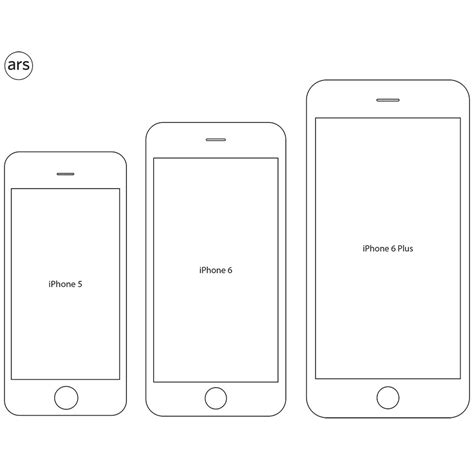 Printable Iphone Template