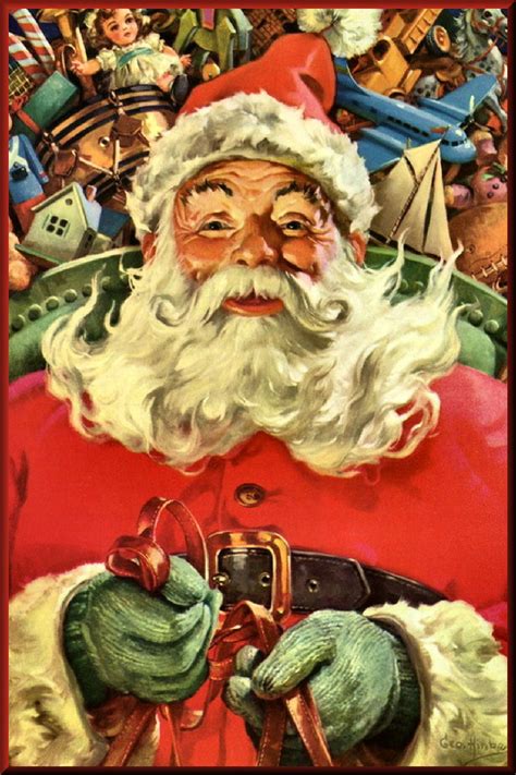 Vintage Images Of Santa