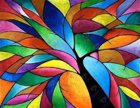 Diamond Painting Rainbow Tree Full Image Painting