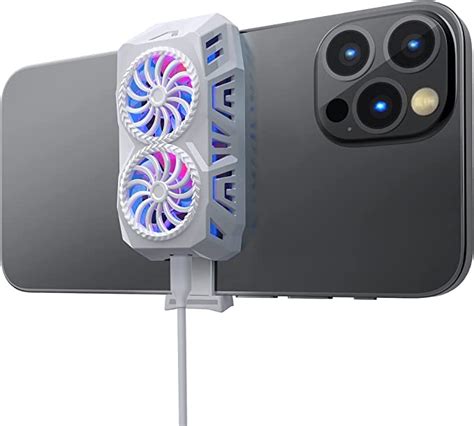 Aihoor Phone Cooler Dual Phone Cooling Fan Mobile Phone Radiator For