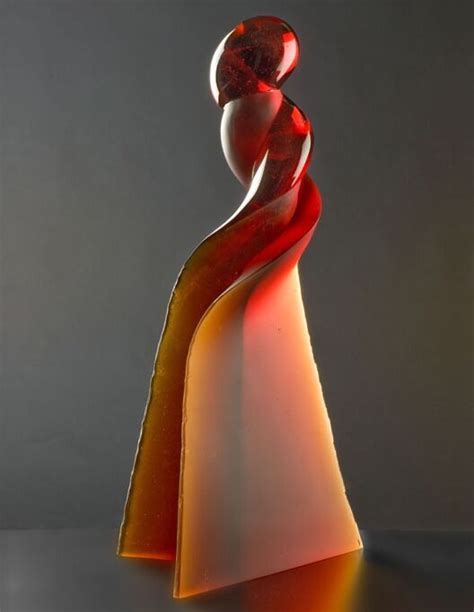 Vladimira Klumpar Cast Glass Sculpture Habatat Galleries