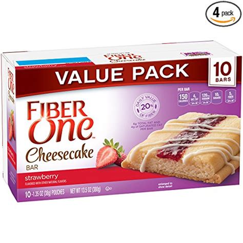 fiber one bar strawberry cheesecake 10 count pack of 4 as low as 8 93 shipped become a