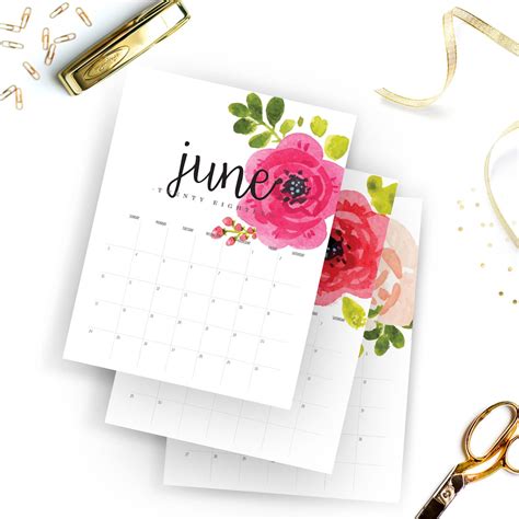 Stay Organized With Printable Calendars Instant Download Planner