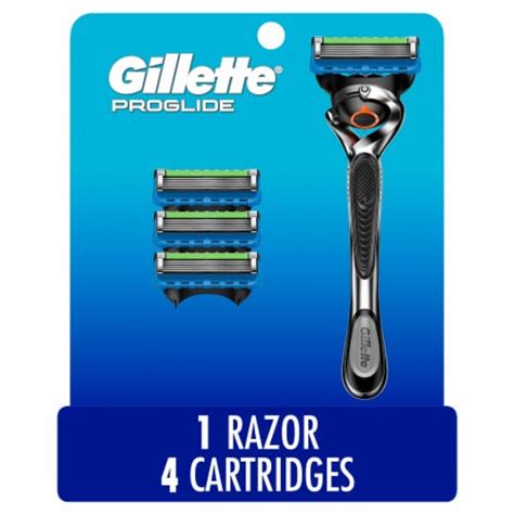 gillette proglide men s razors handle and blade refill cartridges value pack 1 ct ralphs