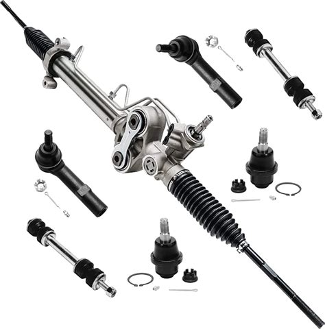 Detroit Axle Power Steering Rack And Pinion Suspension Kit Replacement For Chevy Silverado Gmc