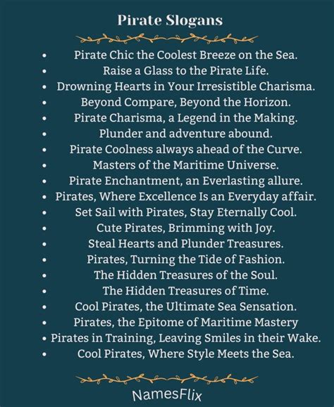 795 Best Pirate Slogans Sayings And Taglines Ideas
