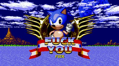 F You Title Screen Cd Sonic Cd 1996 Mods