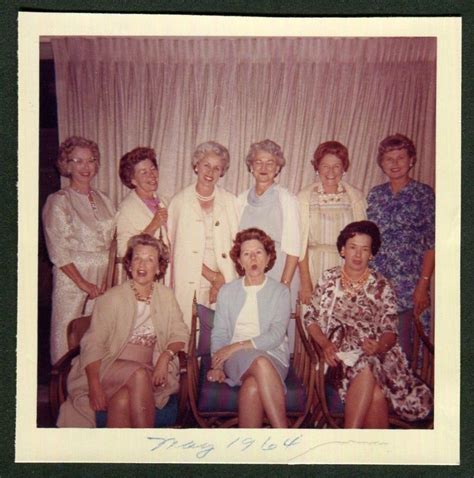Vintage Photo Group Of Ladies School Chums 1960s Original Found Photo